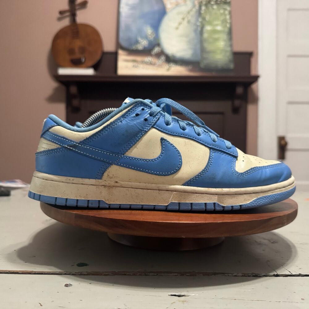 Nike Dunk Low University Blue Coconut Milk Mens Size 10 Sneaker Shoes DV0833-113